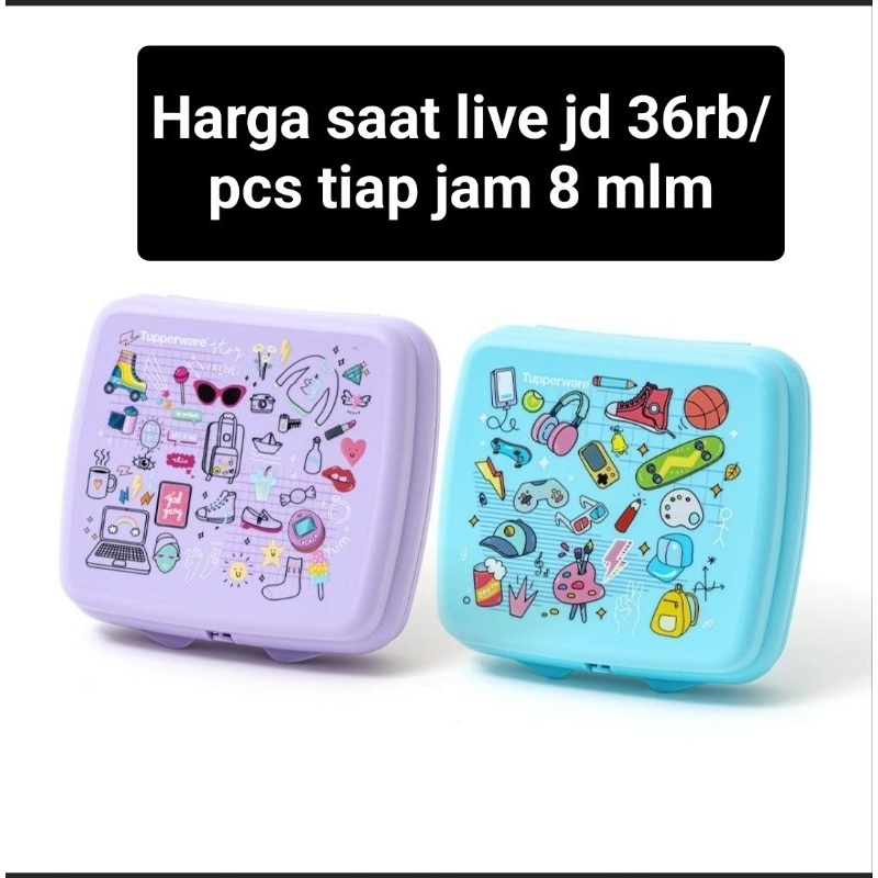 clip keeper Tupperware/ kotak makan tanpa sekat
