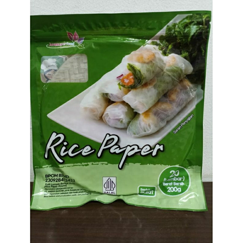 

Rice paper bulat 200 gram