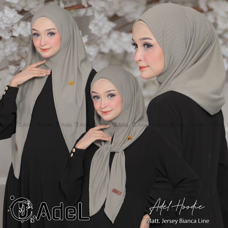 HIJAB SEGITIGA INSTAN ADEL HOODIE NONPAD BY ADEL
