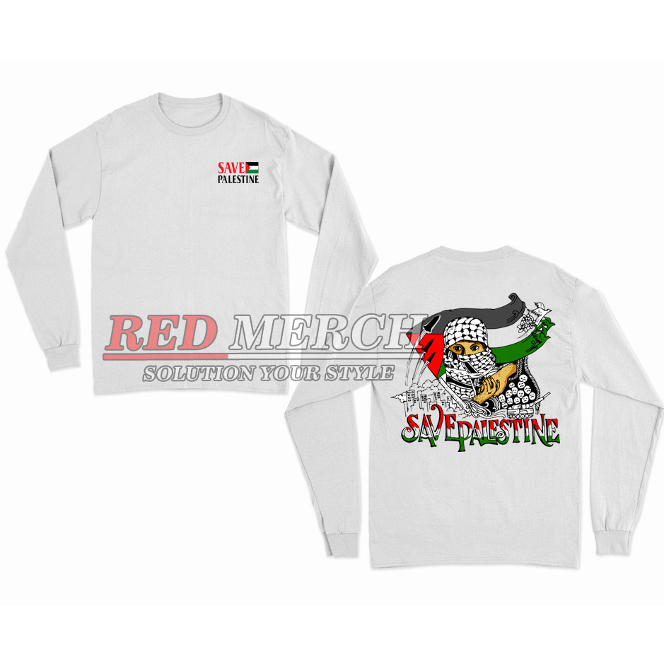 T-shirt free palestine Baju Kaos atasan Save Palestine