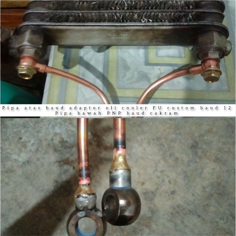 RK pipa oli cooler satria FU