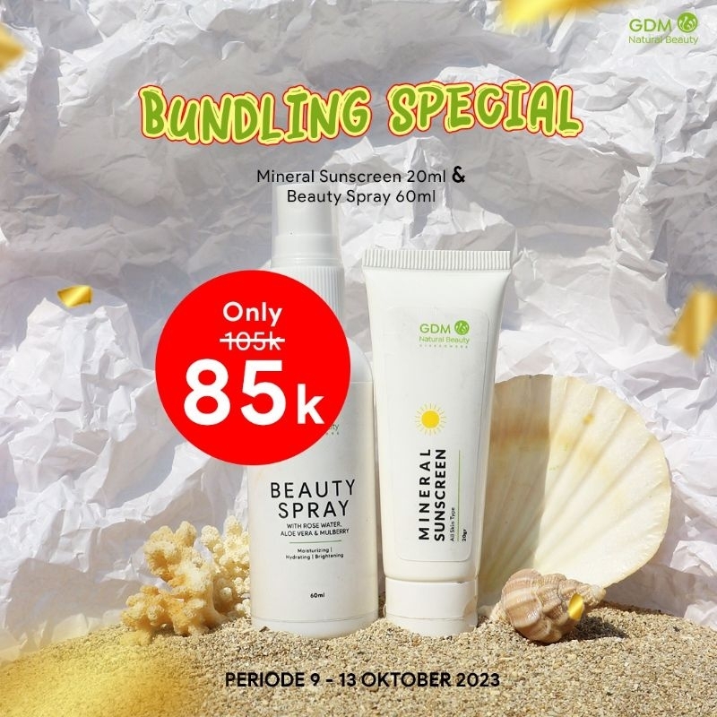 Bundling Mineral Suncreen & Beauty Spray Gdm Natural Beauty