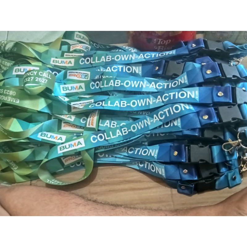 LANYARD CUSTOM PRINTING 2,5 CM KEREN