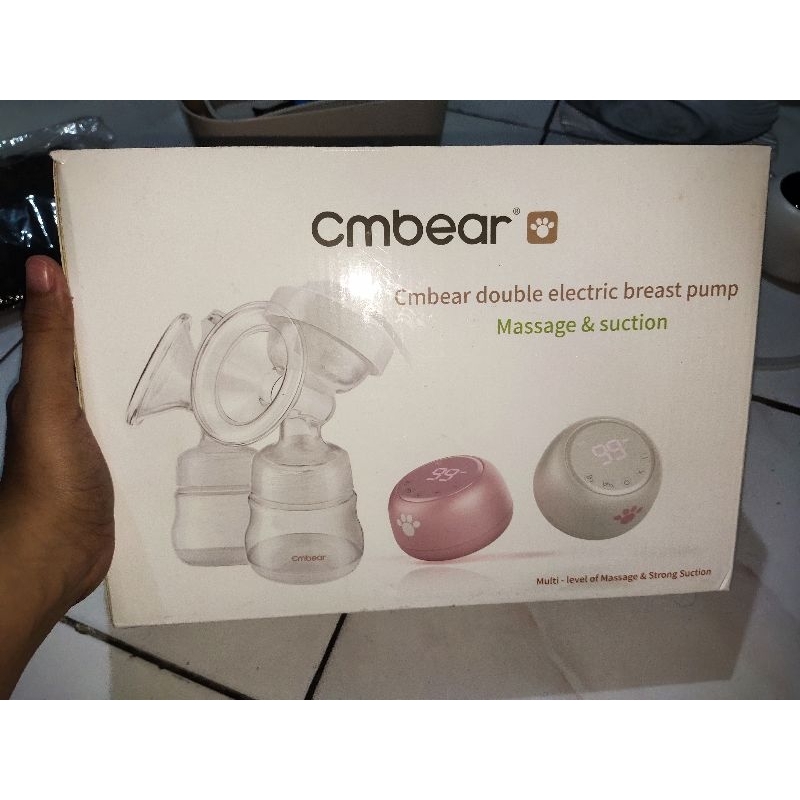 breast pump / pompa asi elektrik ganda (double pumping) merk cmbear preloved/bekas/second/pl like ne