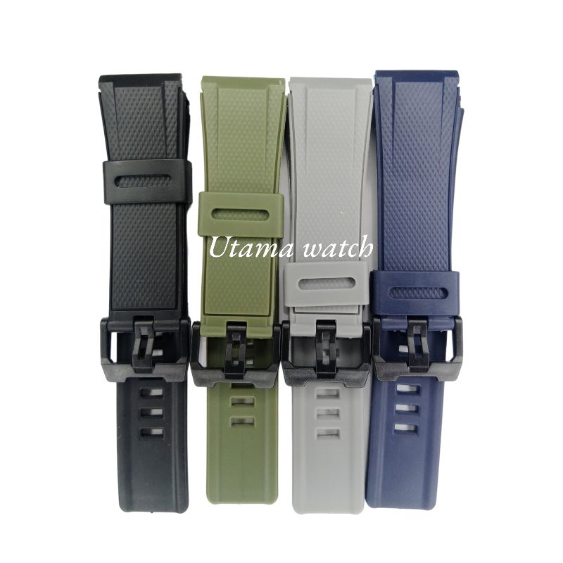 Casio G-Shock GA2000 GA-2000-1A Tali Strap Karet Jam Casio G Shock Rubber Watch Casio G Shock GA 200