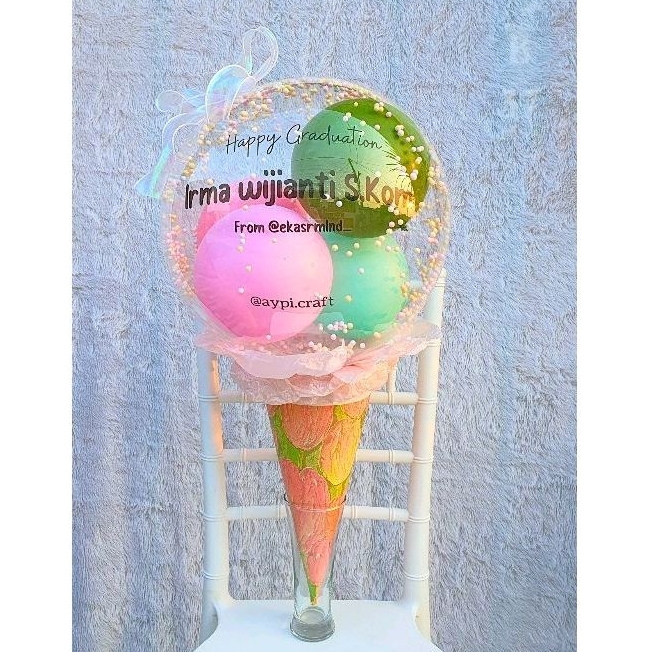 BOBO balon / balon uang / balon isi bunga / balon isi boneka / balon pvc / gift balon / hadiah / blo