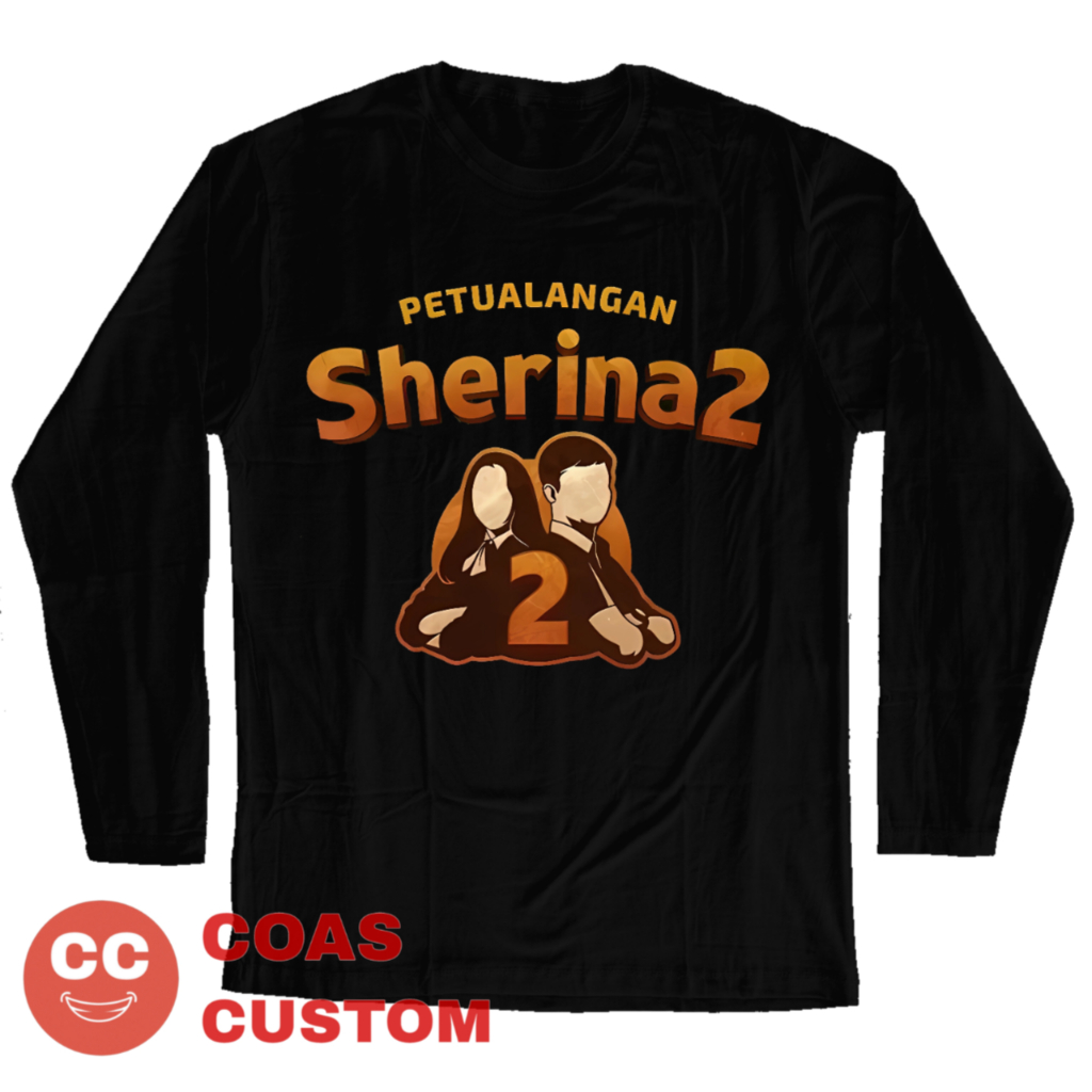 Kaos anak petualangan sherina 2 lengan panjang
