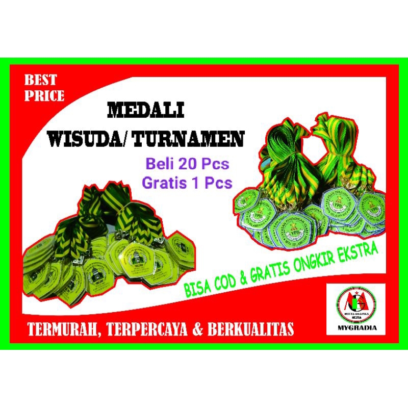 

Medali Wisuda / Turnamen Costum Desain