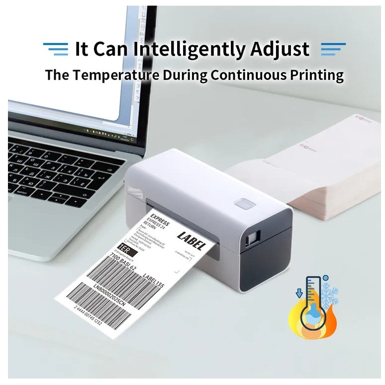 

Promo Smartcom - Paket Printer Label Alamat 100 mm / 10 cm / 4 Inch SMARTCOM SM465B + Kertas Label