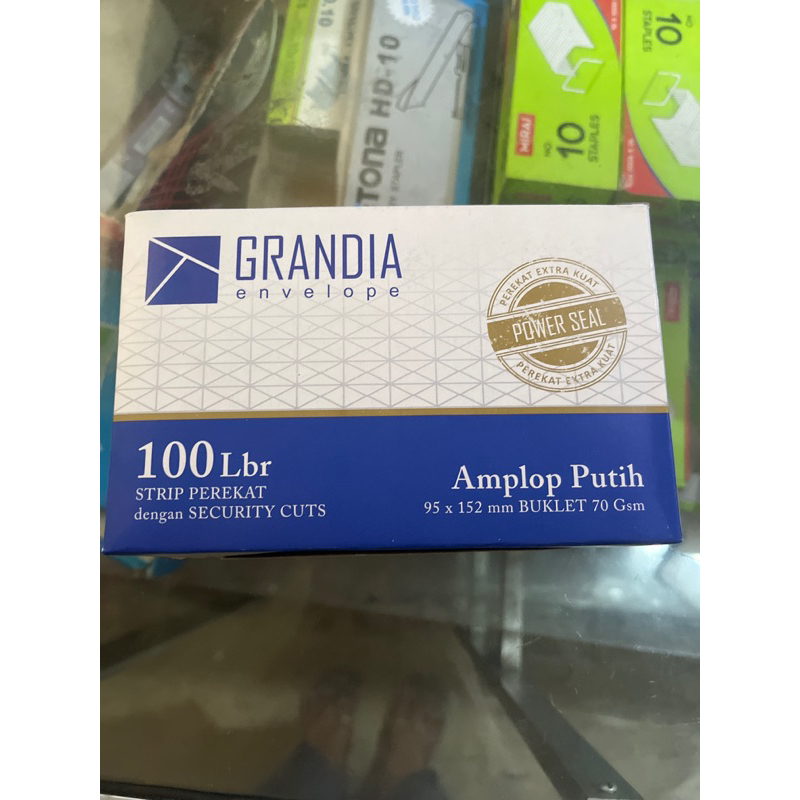 

amplop lem tanggung Grandia isi 100 lembar