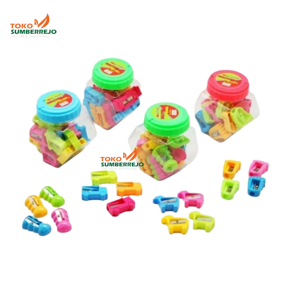 

Rautan Pot isi 24 Pcs / Penggerok Murah / Rautan Anak / 1jar Rautan Toples oval / Ongotan 24pcs