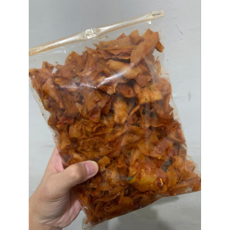 

250g Keripik Singkong Kripset Pedas Gurih Daun Jeruk