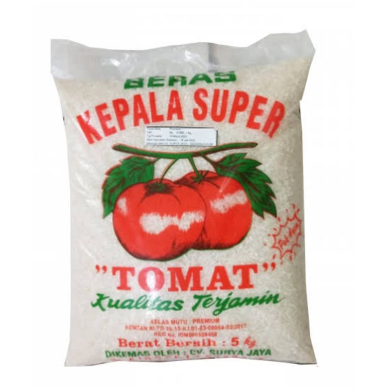 

Beras Premium Kepala Super TOMAT 5kg - PSPC