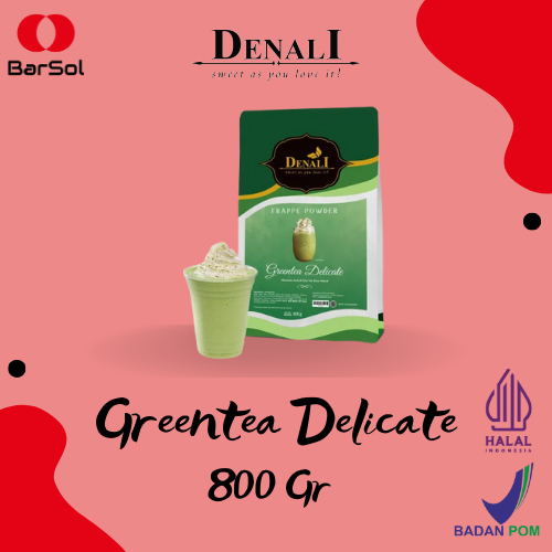 

Denali Powder Green Tea Delicate 800 Gr - Barsol Indonesia