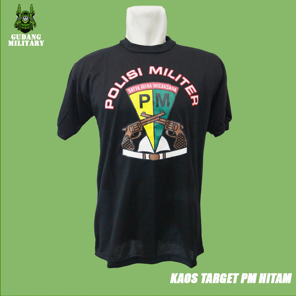 Kaos Oblong Target PM Gambar - Kaos PM Target