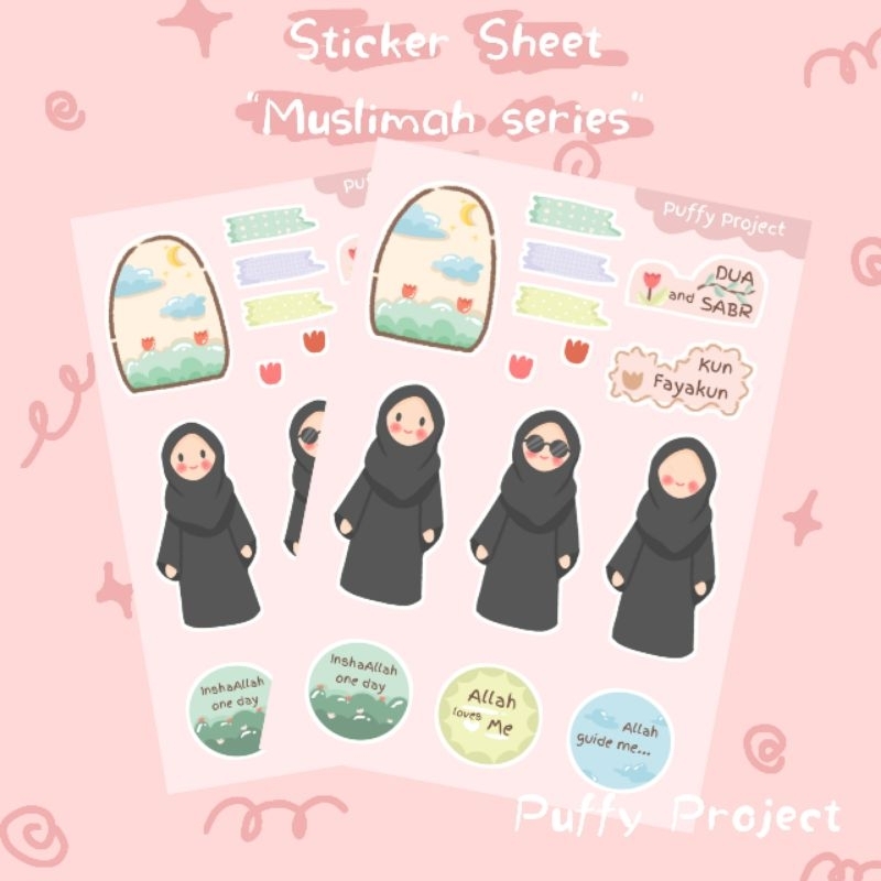 

STICKER HIJABI / STIKER ISLAMI / STIKER HIJABI GIRL / JOURNALING
