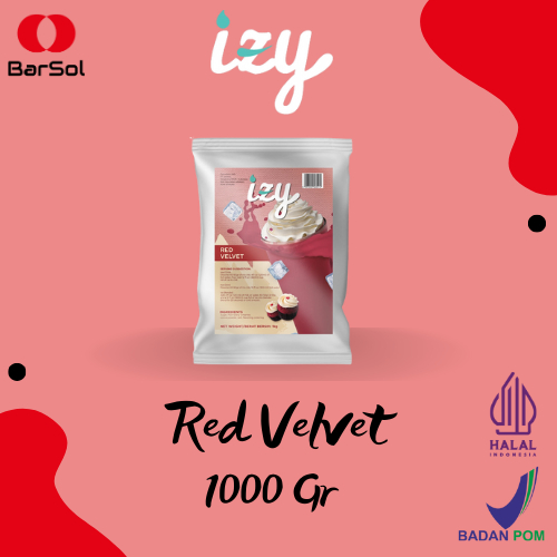 

Izy Powder Red Velvet 1 Kg - Barsol Indonesia
