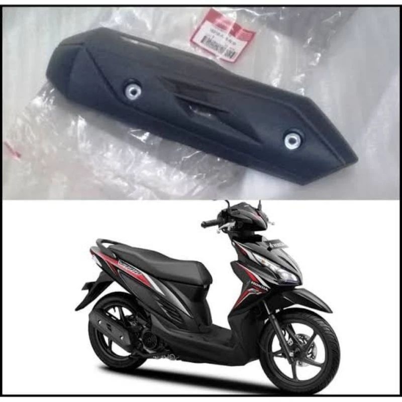 cover tameng tutup knalpot Vario 110 LED 2016