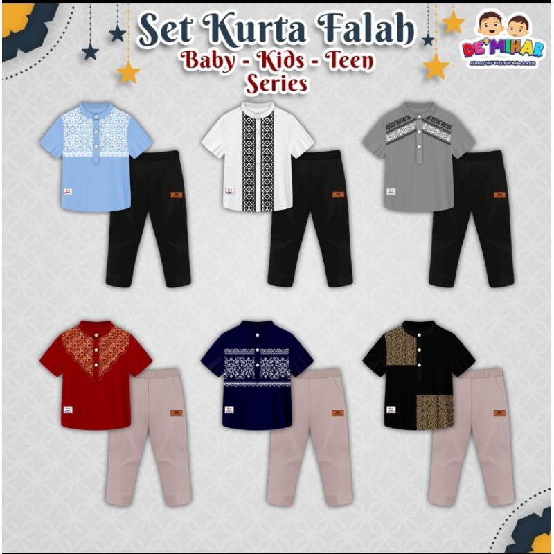 Setelan Anak kurta falah demihar