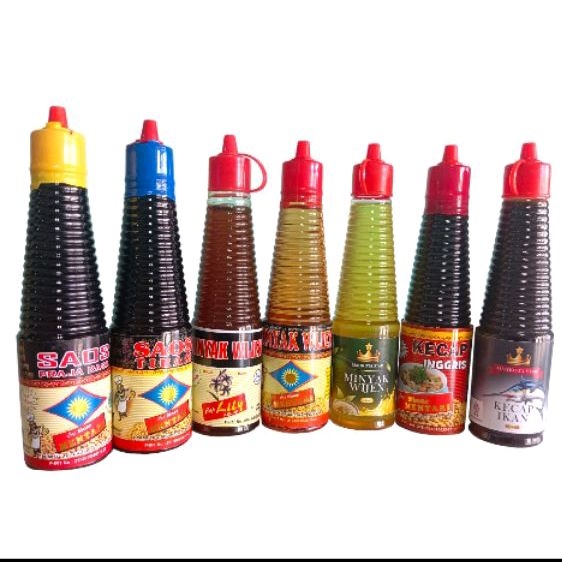 

saos rajarasa, tiram, kecap ikan, kecap inggris, minyak wijen, kecap asin 150 ml
