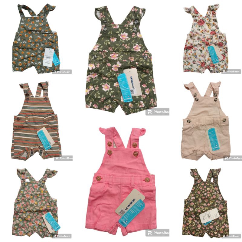 PHI191 LC Waikiki Denim Overall Baby | Baju Kodok Anak Perempuan Bayi
