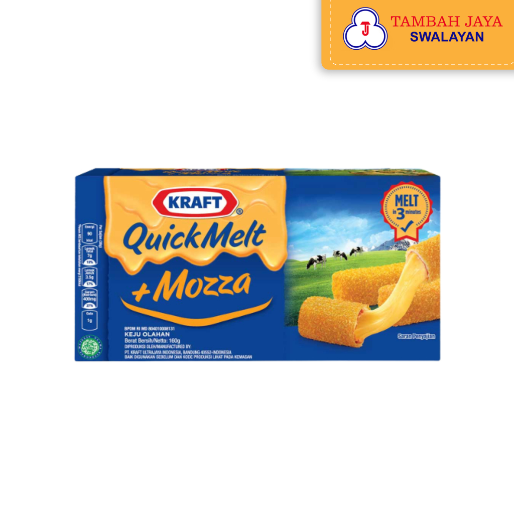 

keju Kraft Quick Melt Mozza 165gr