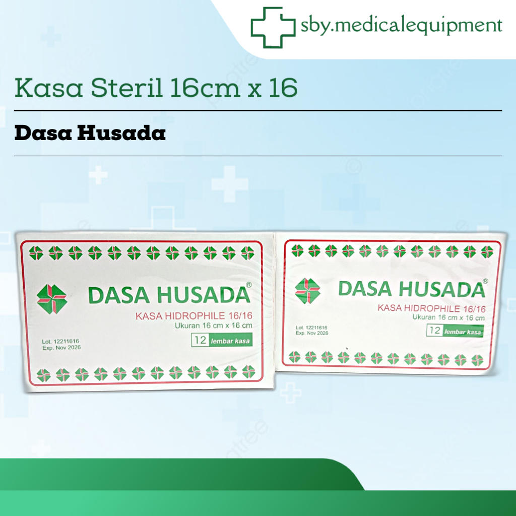 Kasa Steril 16x16cm Dasa Husada Kassa Bayi 16x16 isi 12 lembar Original COD