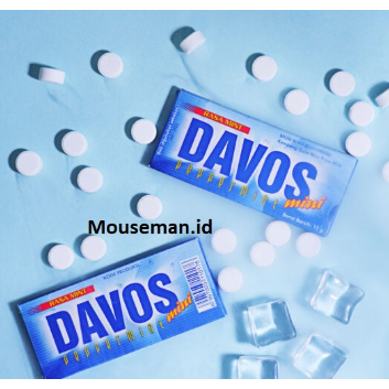 

1PCS Permen Jadul Davos MINI Peppermint Kembang Gula DAVOS MINI RASA MINT 15gr 786_store