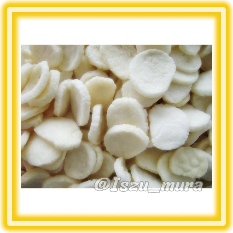 

Kerupuk Ikan Koin 250gr/Pilus Kapsul Ikan 250gr/Potato Buncis 250gr