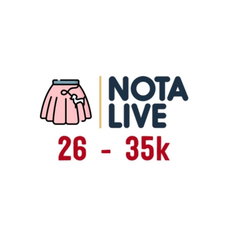 Nota Live Baju Anak dan Dewasa Pria Wanita Import 26-35k by SecondSister