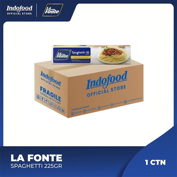 

1 ctn - La Fonte Spaghetti 225gr