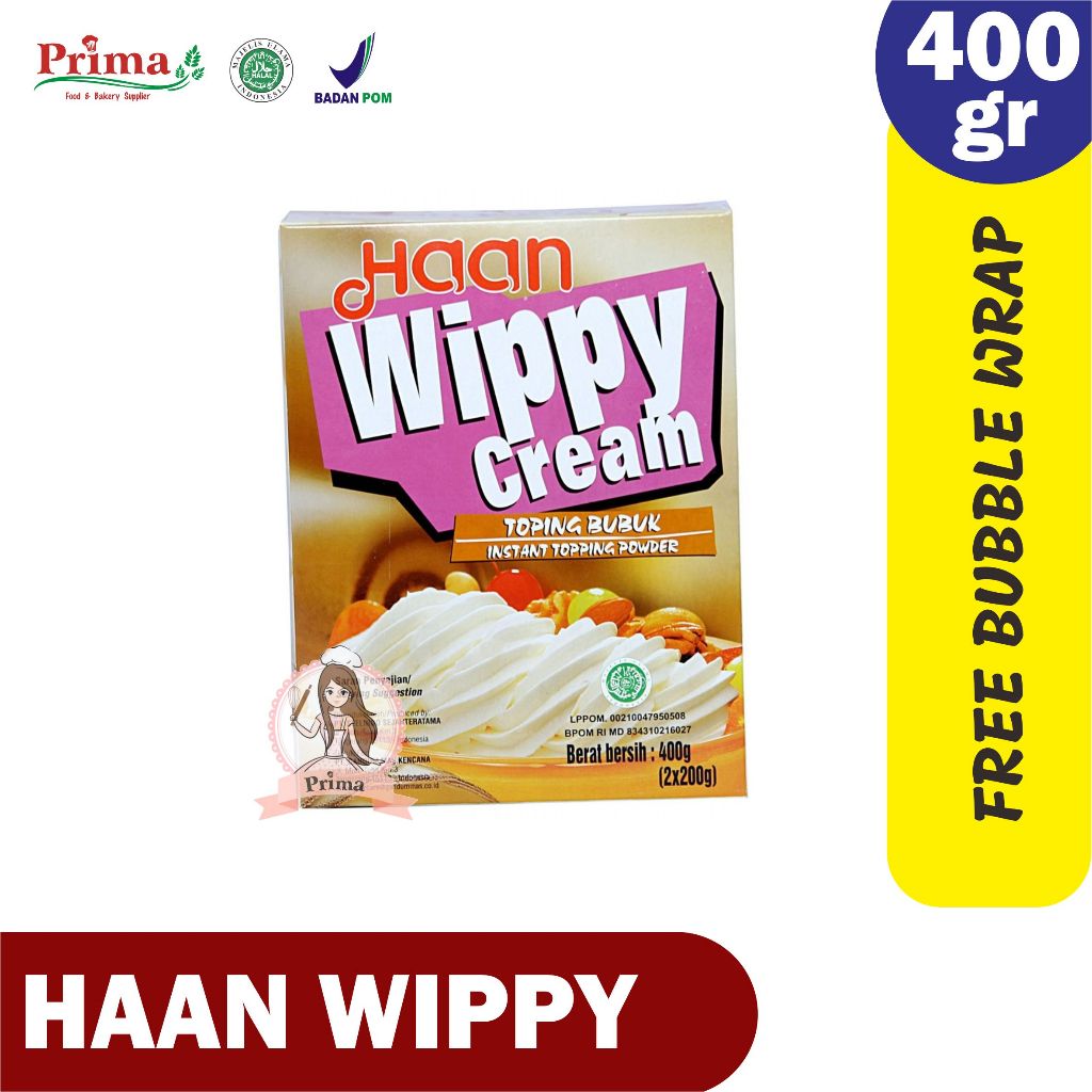 

Haan whippy cream 400 gr