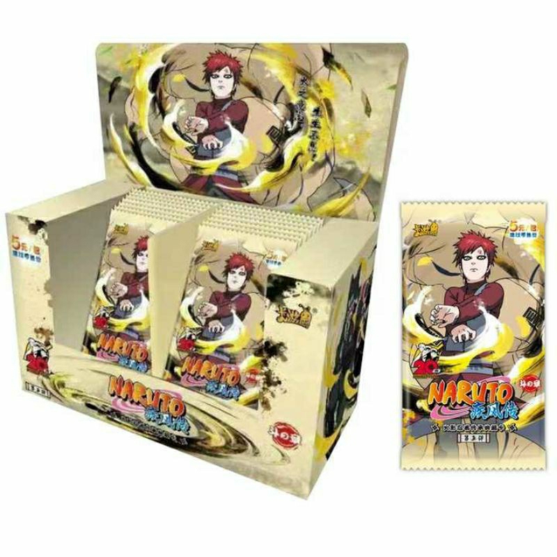 Naruto kayou card Collection T3 W5 Box