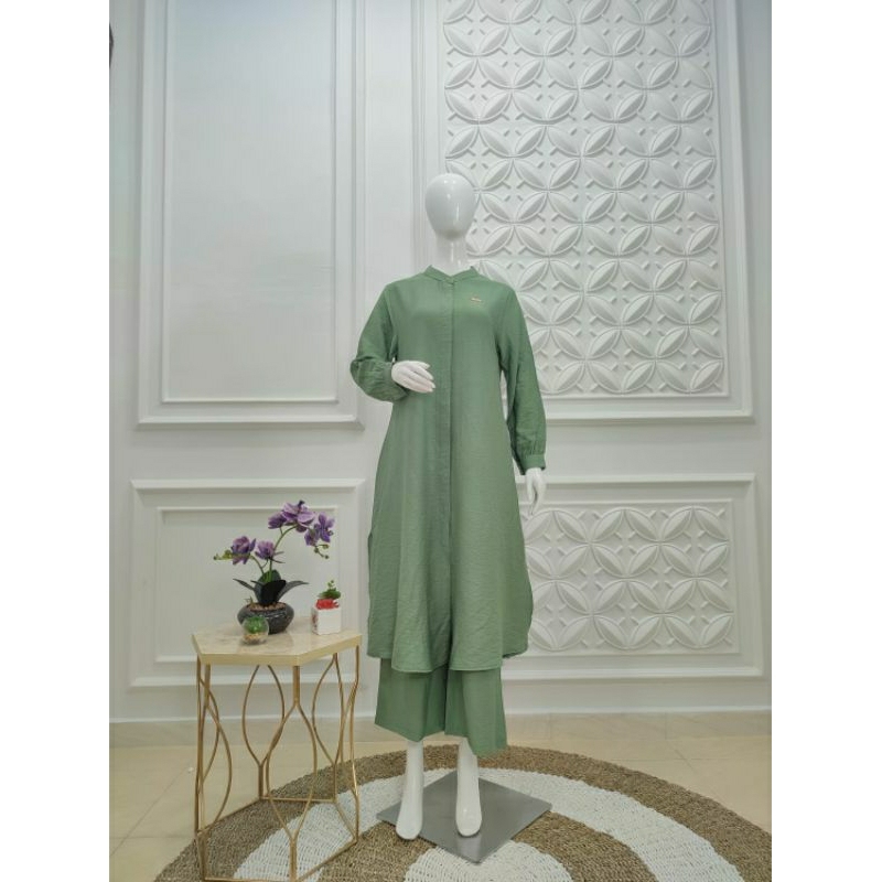 SETCEL STELAN TUNIK CELANA KULOT / ONESET ATHAYA EXCLISIVE