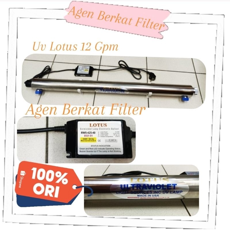Uv Lotus 12 Gpm 1 set