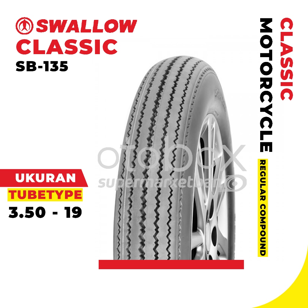 Ban Luar Motor Swallow SB-135 Classic 350-19 Ring 19 Tubetype