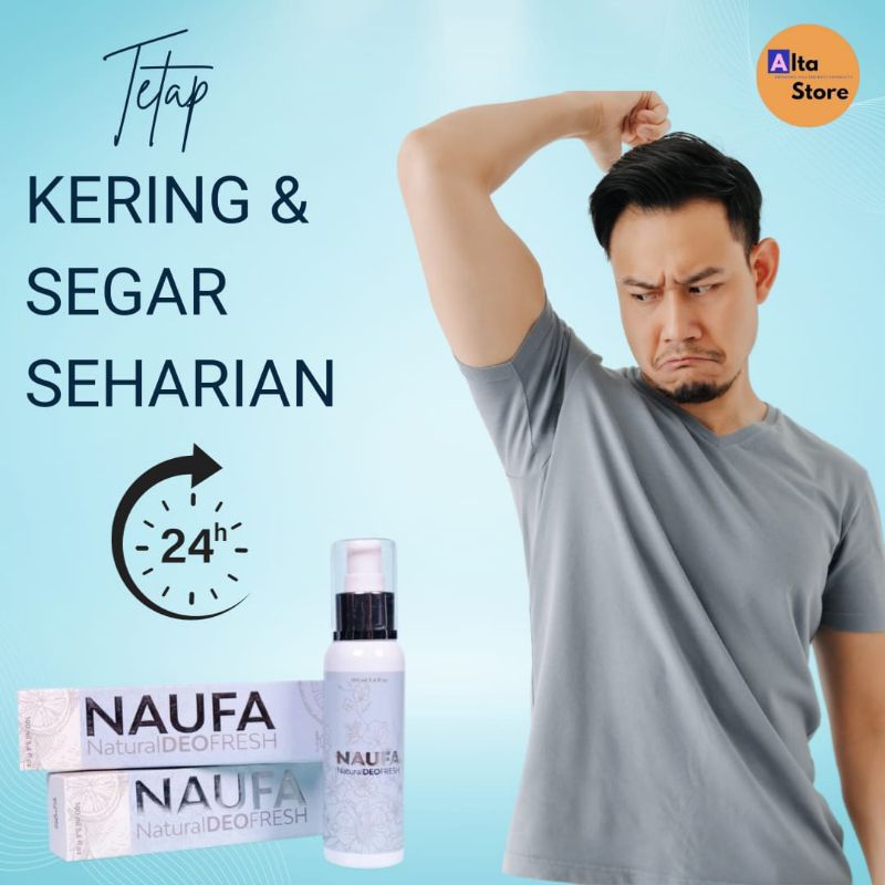 Naufa Natural Deofresh di kirim dari Makassar - Deodorant Spray