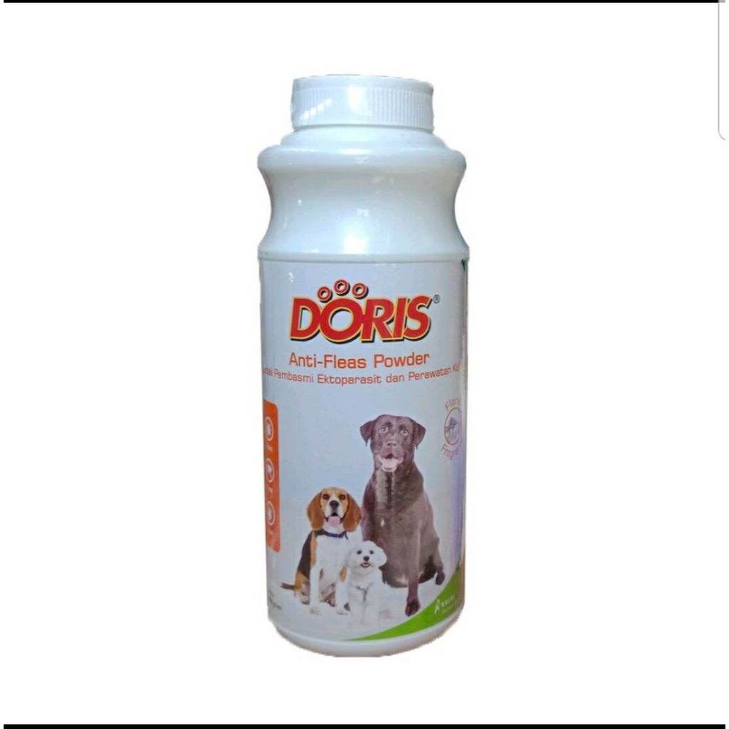 Bedak Doris  Menghilangkan Kutu Anjing