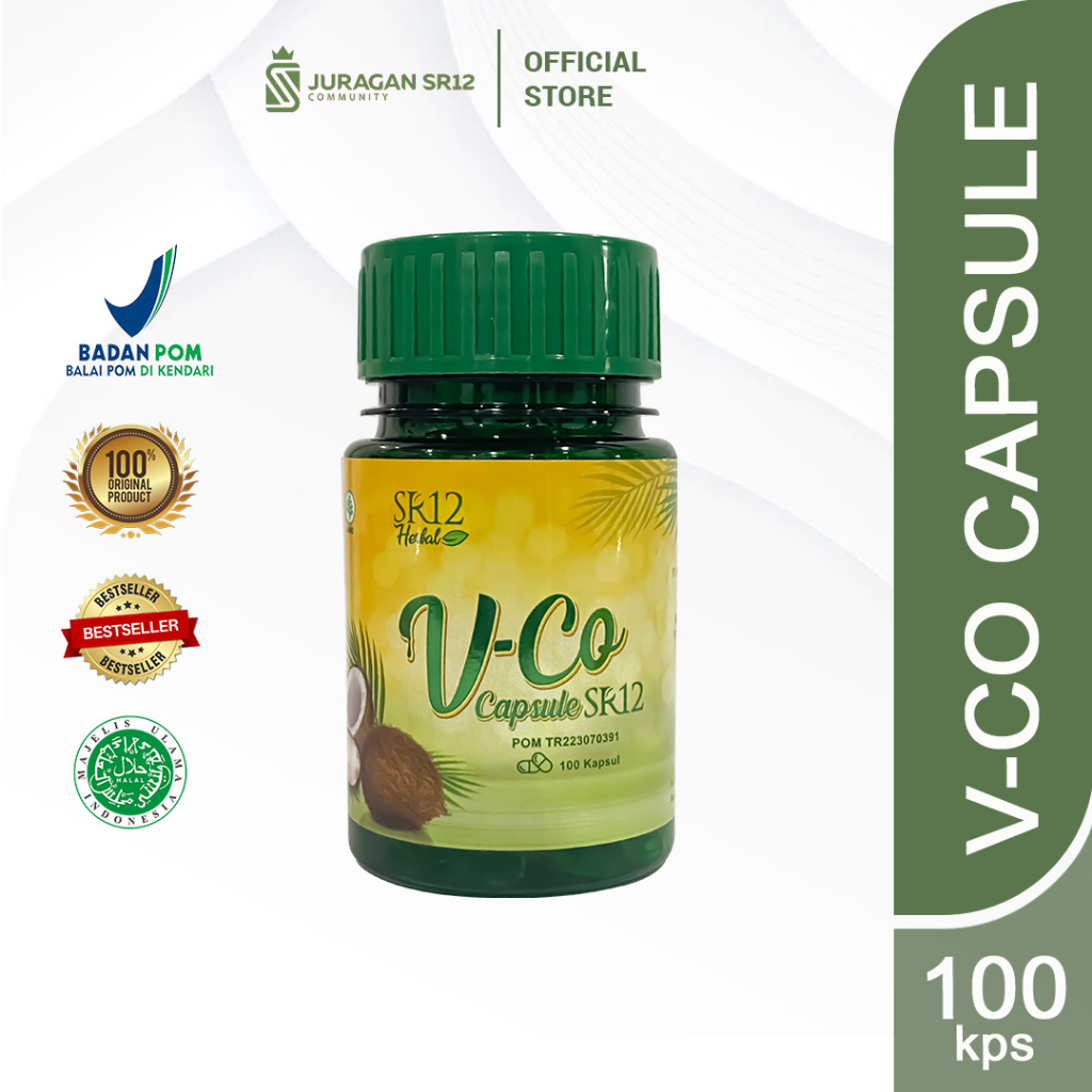 VCO KAPSUL & CAIR ORIGONAL BPOM / SR12 VCO COCONUT OIL ORIGINAL
