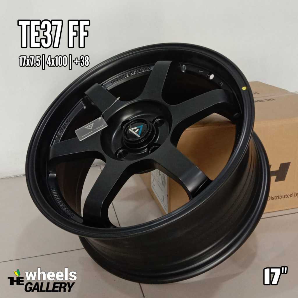 Paket Velg Dan Ban Mobil JF Luxury TE37 FF 17" 4x100 By JF Luxury