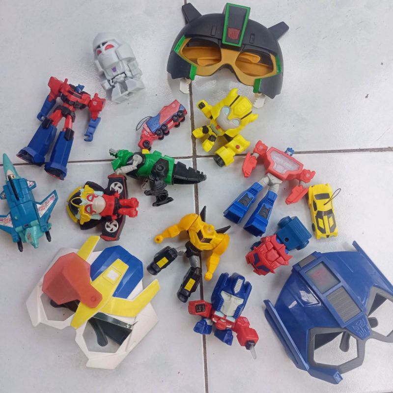 Mainan Transformers Happy Meal McDonald`s Mcd Preloved Second Murah