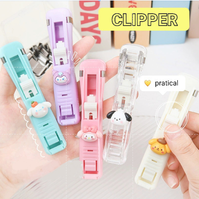 Paper Clipper Portable Penjepit Kertas Staples Clip