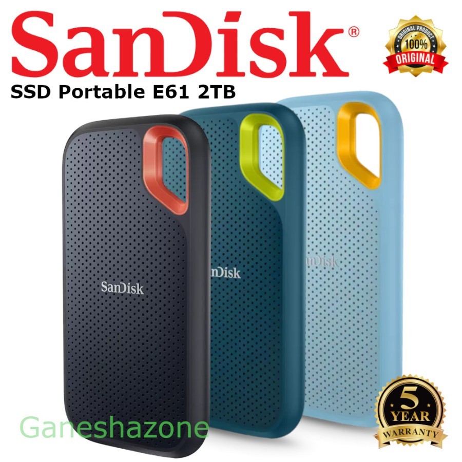Sandisk Extreme Portable SSD E61 2TB
