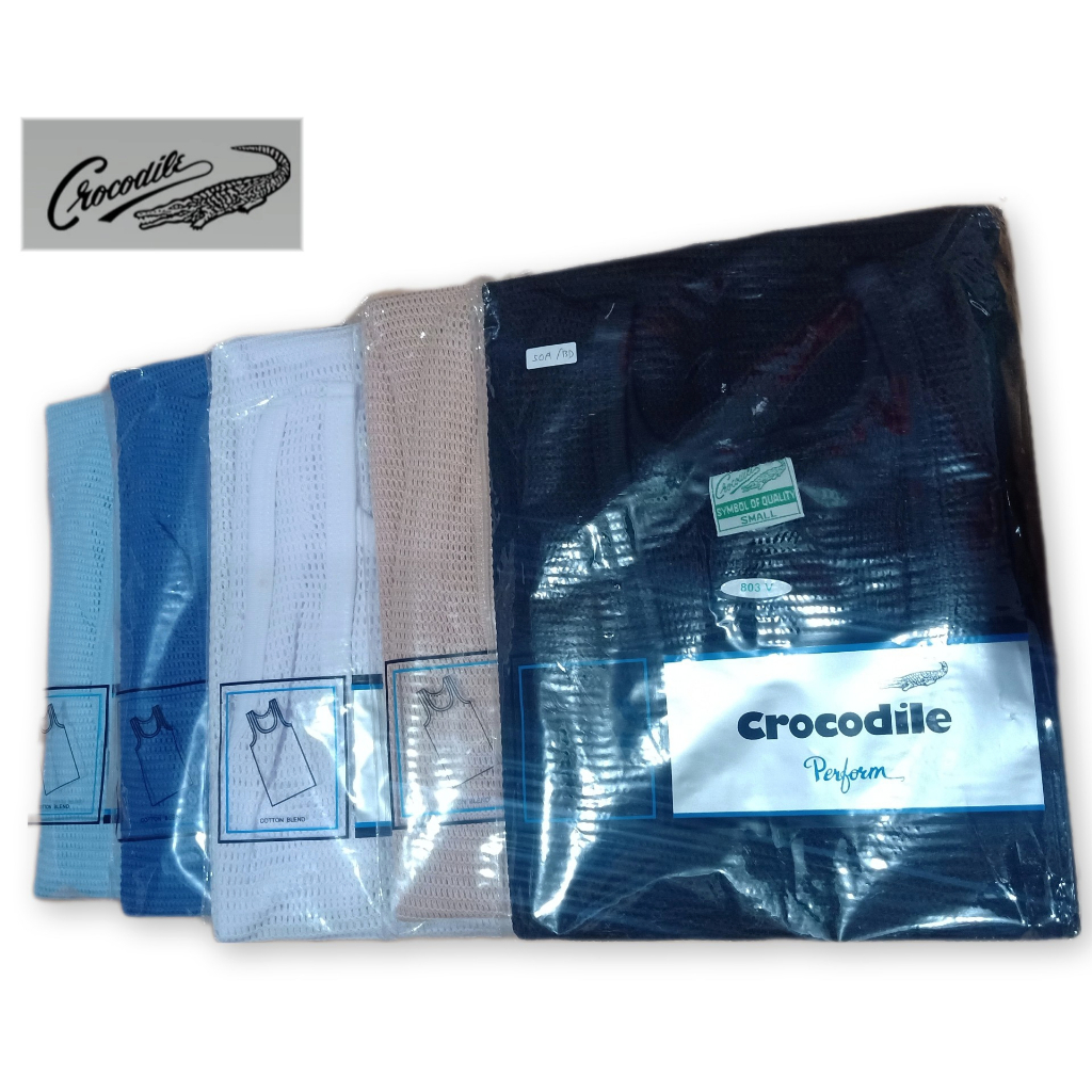 Singlet crocodile jala ori SIZE S - XL