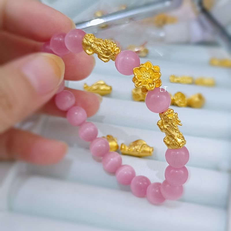 Gelang HongKong Gelang Bead Eyes Charm Keberuntungan