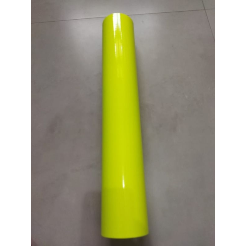 stiker skotlet warna kuning stabilo glosi