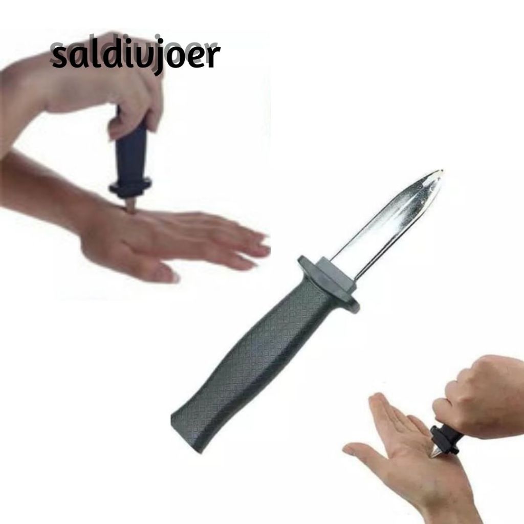Mainan Pisau Palsu Properti Prank Sulap / Pisau Sulapan / Mainan Magic Knife