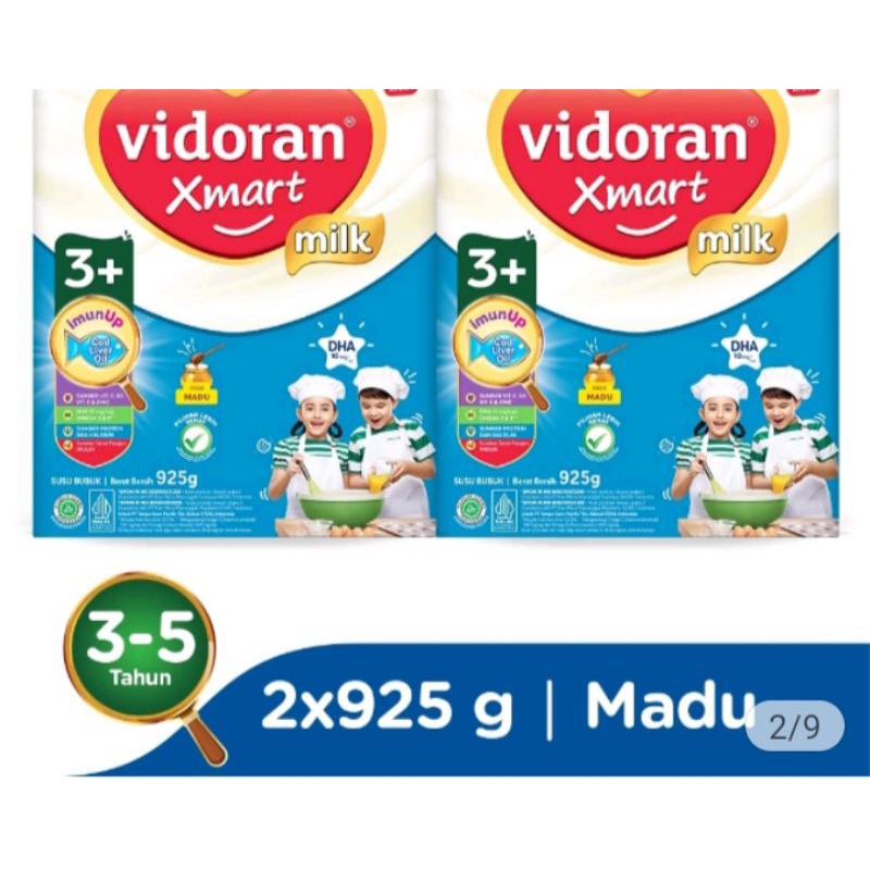 

Vidoran xmart 3+925gr(2pcs)