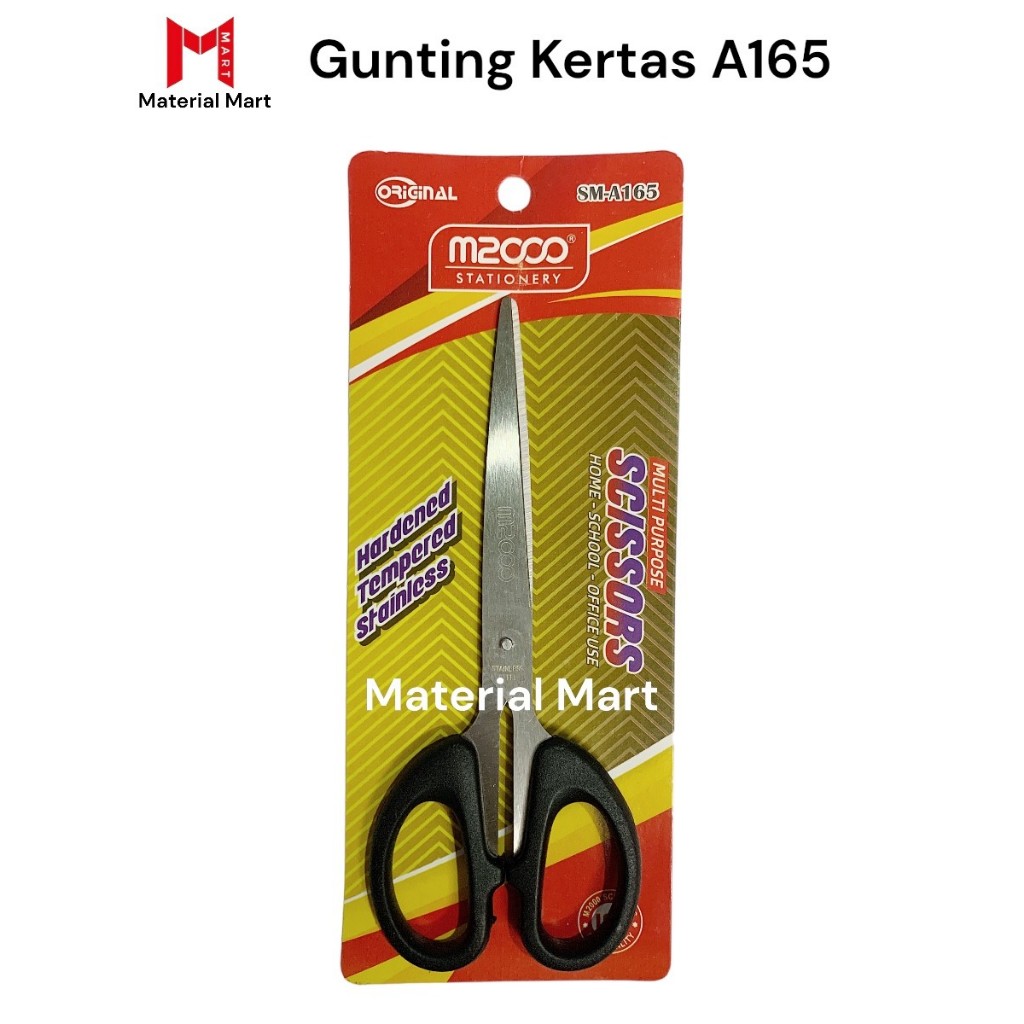 

Gunting Kain M 2000 A165 ORIGINAL Baja Tajam | Pemotong Kertas Asli | Material Mart