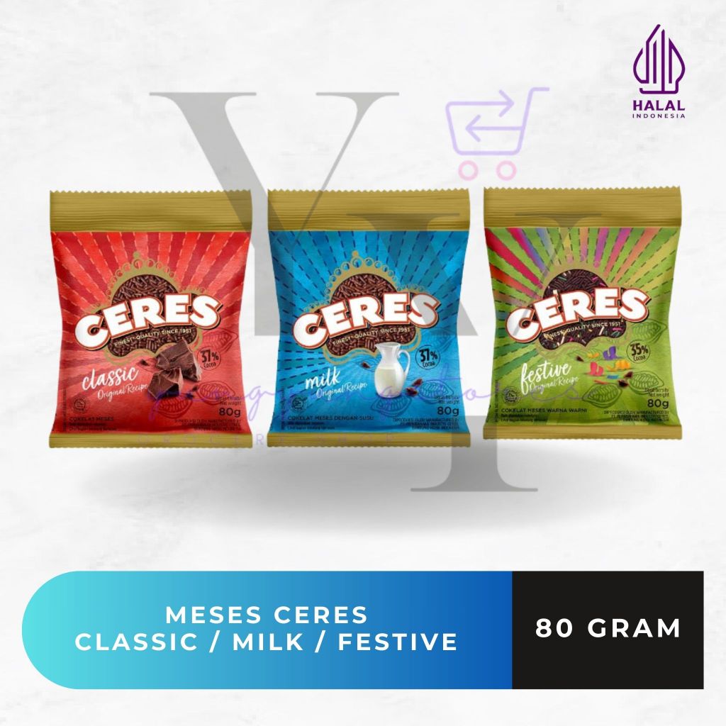 

[KECIL] Meses Ceres Classic / Milk / Festive 80 gram